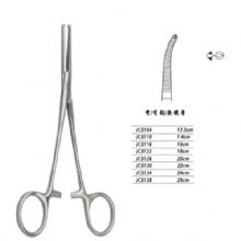 金鐘止血鉗彎有鉤 WD JC3138 26cm 彎有鉤 WD