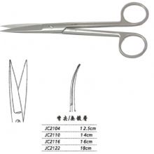 金鐘手術剪彎尖 JC2116 16cm 彎尖 WD