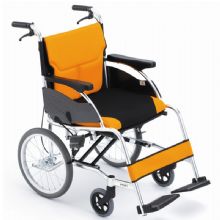 MIKI三貴手動輪椅車MCSC-43L 橙色 W3航太鋁合金，強度加倍 橙色