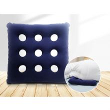 樂(lè)惠九孔充氣坐墊420 深藍(lán)