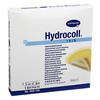 德國保赫曼德濕可水膠體傷口敷料  Hydrocoll THIN（II 代）7.5cm×7.5cm 貨號：9007572   