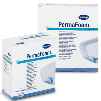 德國保赫曼德濕膚泡沫傷口敷料PermaFoam  Sacral 專用于骶骨 18x18cm 貨號：4094225   