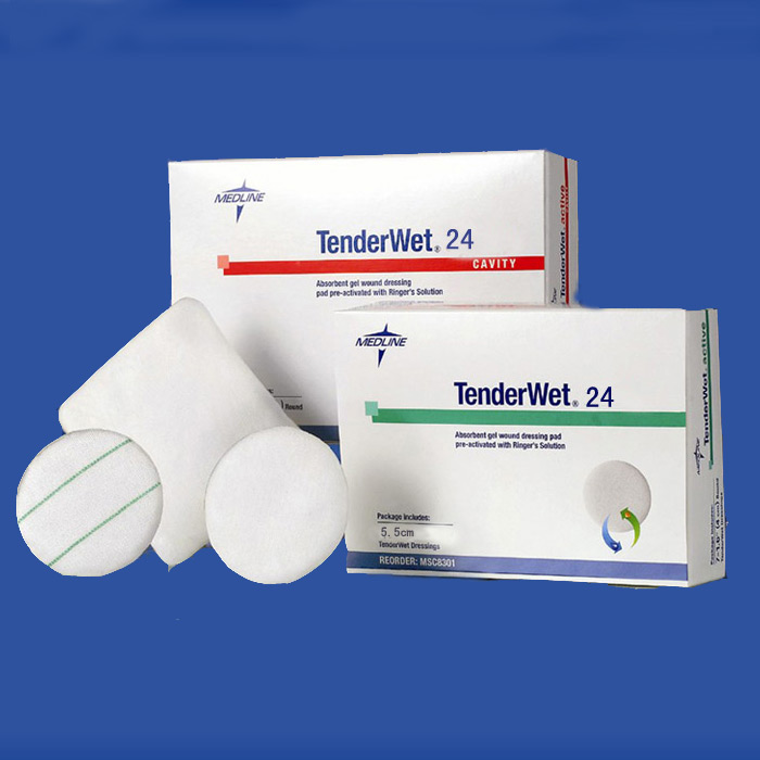 德國保赫曼德濕威長效濕療傷口敷料Tenderwet 24  round（圓形） 5.5cm 貨號：6094670   