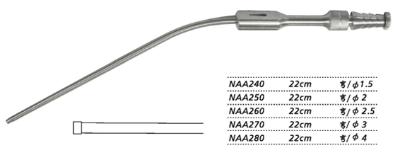 金鐘吸引管22cm 彎 NAA280 22cm 彎 φ4