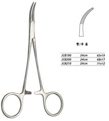 金鐘分離結(jié)扎鉗24cm JC8210 24cm 71×12半齒