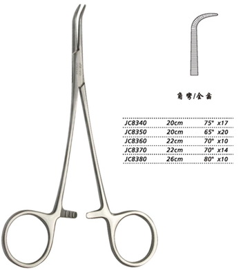 金鐘分離結(jié)扎鉗20cm JC8340 20cm 75°×17全齒