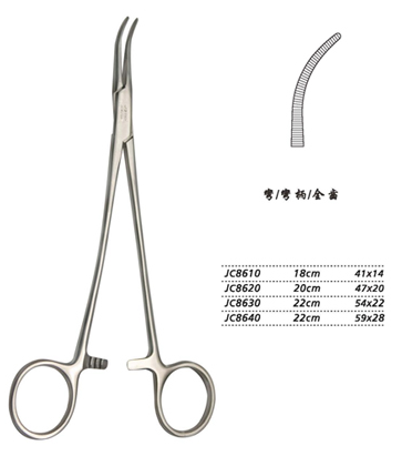金鐘分離結(jié)扎鉗22cm JC8640 22cm 59×28全齒 彎柄