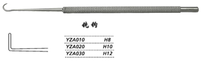 金鐘斜視鉤  YZA030 橢圓頭 H12 圓柄