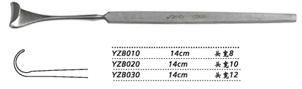 金鐘眼瞼拉鉤  YZB030 14cm 頭寬12