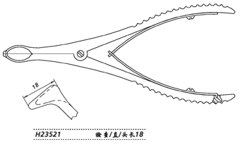 金鐘鼻鏡H23521 檢查 直 頭長18