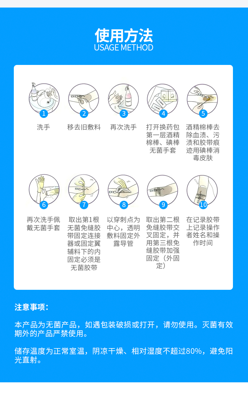 中心靜脈置管護(hù)理套件 洗必泰PICC護(hù)理包 中心靜脈置管護(hù)理套件 洗必泰PICC護(hù)理包